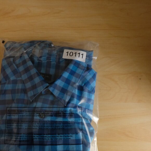 Paul Smith Shirt Womens Medium Blue Check Button Up Long Sleeve Preppy - Picture 9 of 9